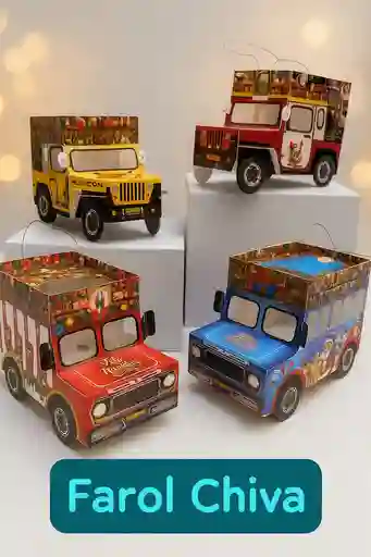 🚌✨ Farol Chiva Navideño 🎄💫