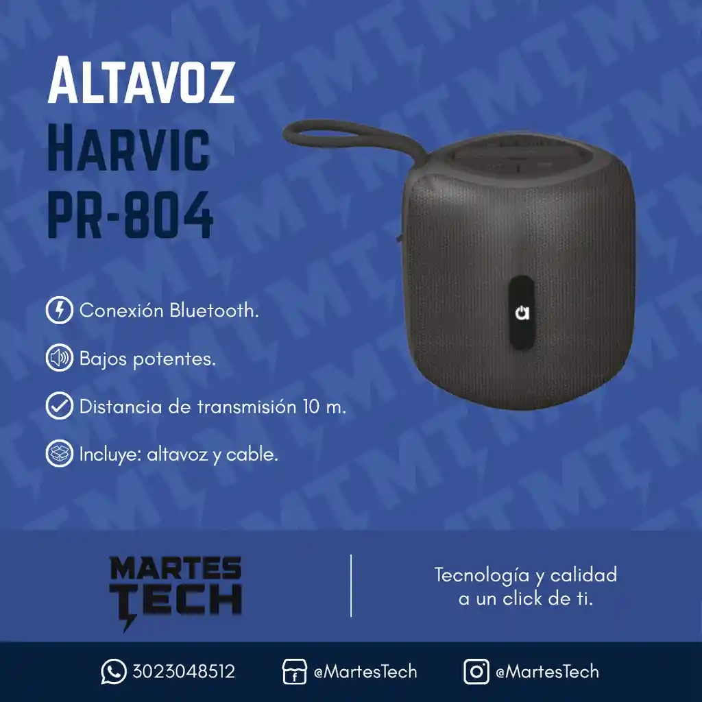 Altavoz Harvic Pr-804