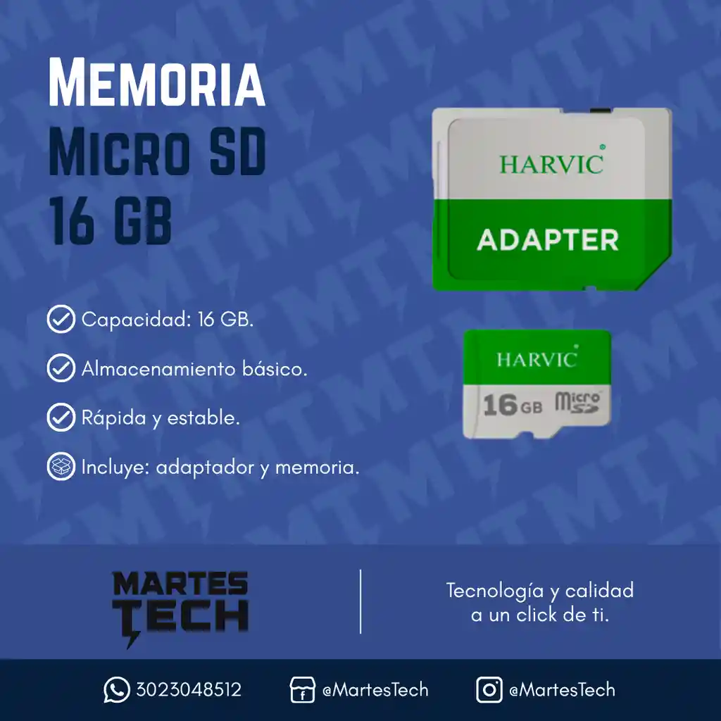 Memoria Micro Sd 16gb