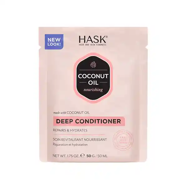 Sachet Acondicionador Hask Coconut Oil Nutritivo 50gr