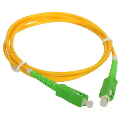 Cable De Fibra Óptica 3 Metros Monomodo Sc/apc A Sc/apc Módem