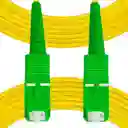 Cable De Fibra Óptica 3 Metros Monomodo Sc/apc A Sc/apc Módem