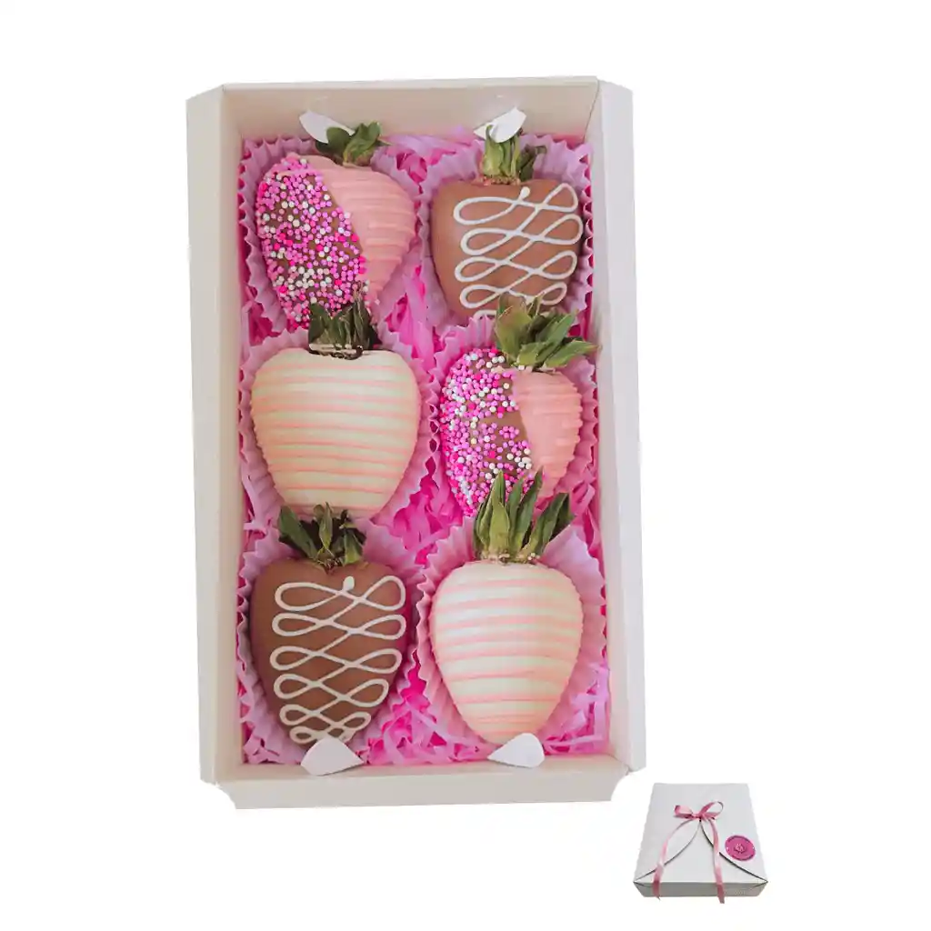 Caja De Fresas X 6 Und