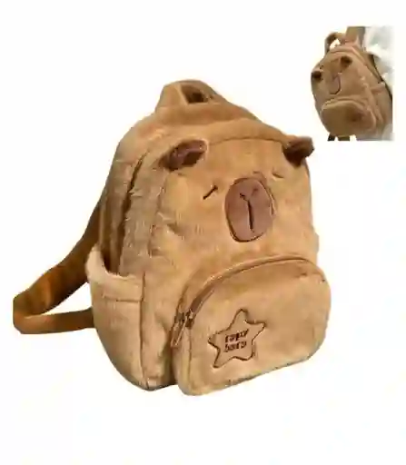 Maleta Bolso Kapibara Mochila De Capibara Escolar Infantil