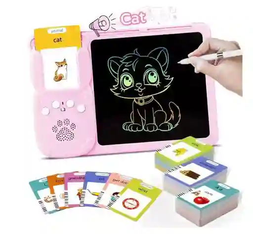 Lector De Palabras Interactivo Con Tablero Led Magico 2 En 1
