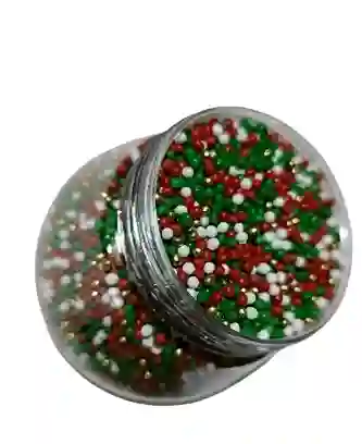 Perlas Grageas Dulces Mini #2 Mix Navidad