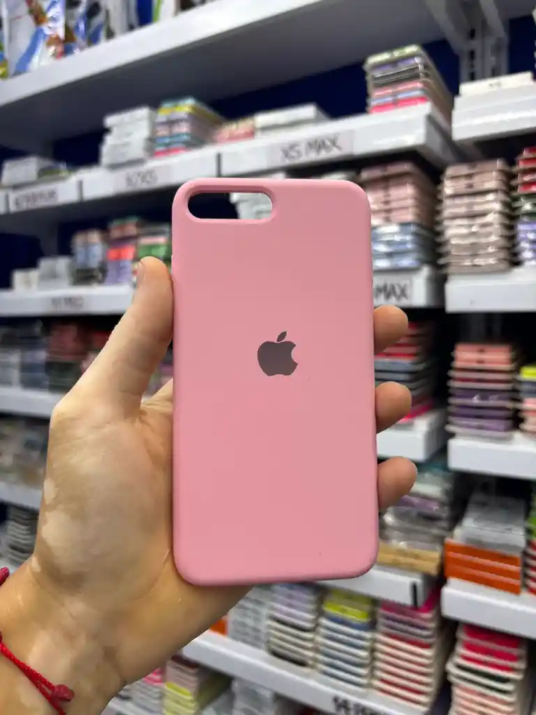Iphone 7 Plus | Color Rosa Pink | Silicone Case | Rigido | Carcasa Protectora | Antihumedad