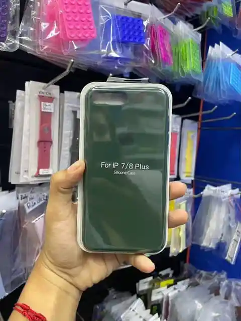 Iphone 7 Plus | Color Verde Albahaca | Silicone Case | Rigido | Carcasa Protectora | Antihumedad