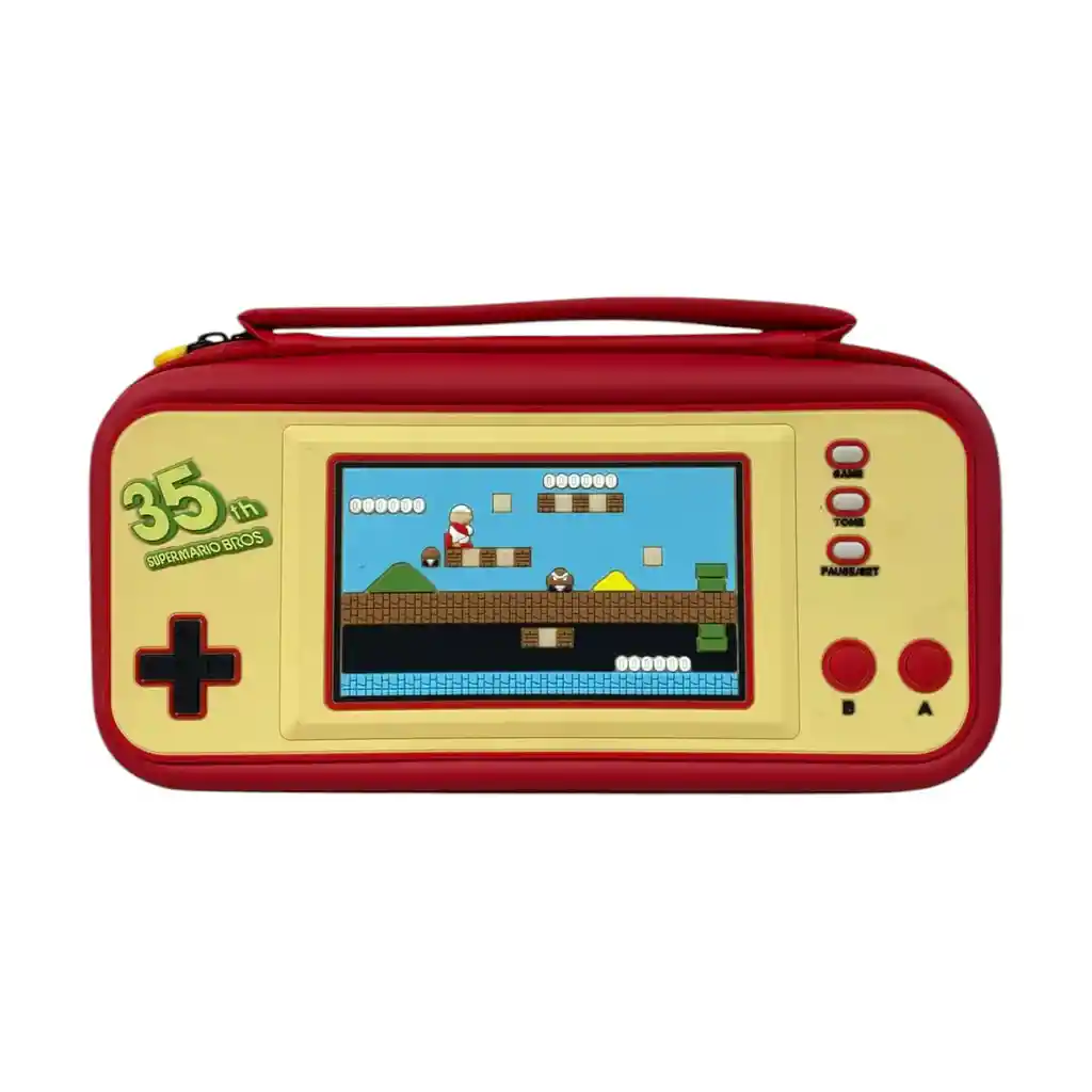 Estuche De Viaje Rígido Mario 35 Años Compatible Con Switch 2