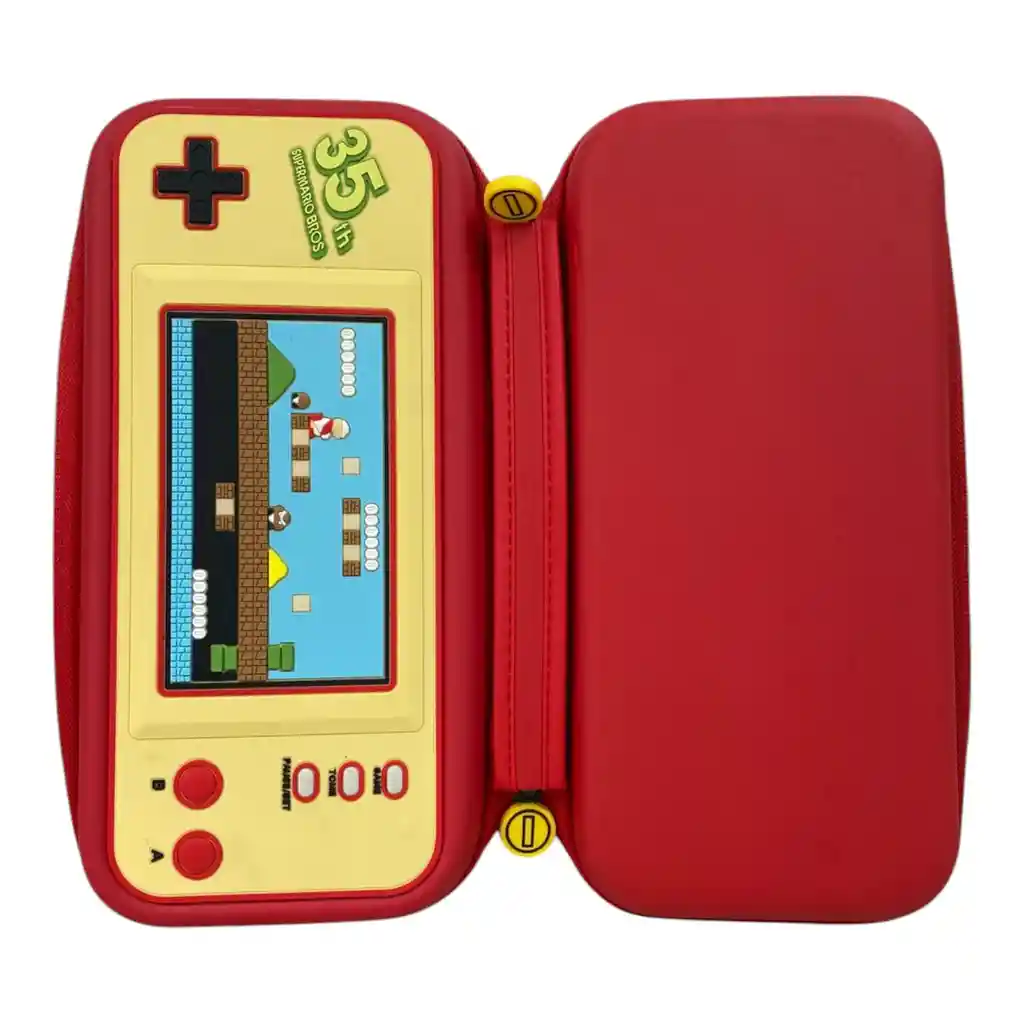 Estuche De Viaje Rígido Mario 35 Años Compatible Con Switch 2