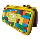 Estuche De Viaje Rígido Signo Bloques Compatible Con Switch 2