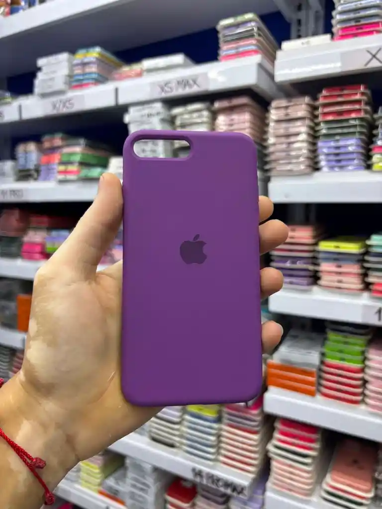 Iphone 7 Plus | Color Morado | Silicone Case | Rigido | Carcasa Protectora | Antihumedad