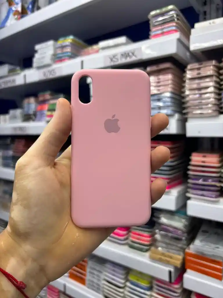 Iphone X | Color Rosa Pink | Silicone Case | Rigido | Carcasa Protectora | Antihumedad