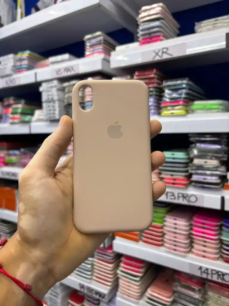 Iphone X | Color Beige | Silicone Case | Rigido | Carcasa Protectora | Antihumedad