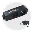 Candado Antirrobo Para Moto Y Bicicleta Manillar Abs Con Llaves Seguridad