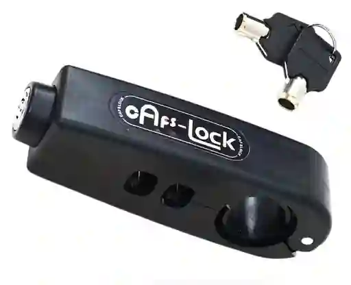 Candado Antirrobo Para Moto Y Bicicleta Manillar Abs Con Llaves Seguridad
