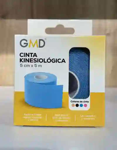 Cinta Kinesiologica 5x5 Azul