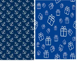 Papel Regalo Tonos Azules X2