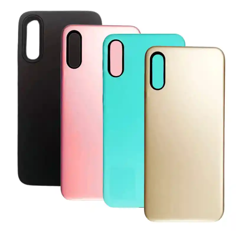 Samsung A50 / A50s / A30s Funda Metálica Doble Capa Antigolpes