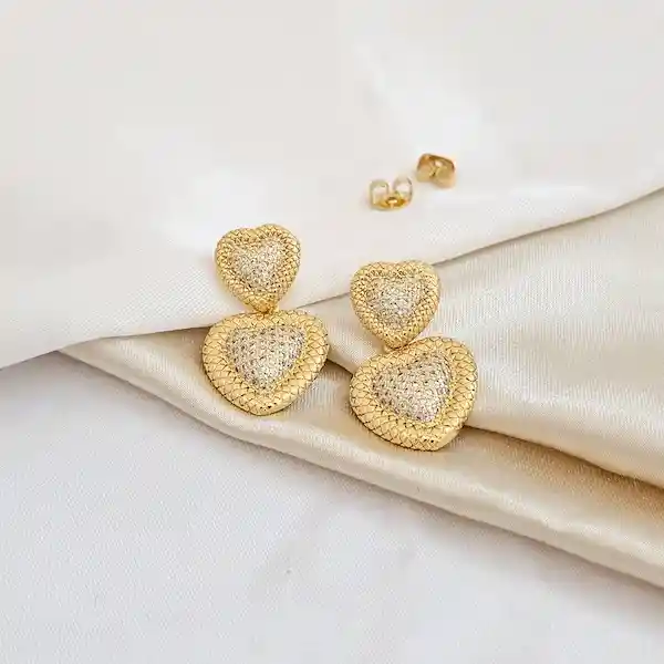 Topos Dos Corazones Brillantes