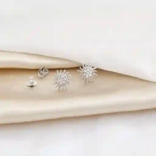 Topo Sol Con Circones Plateado