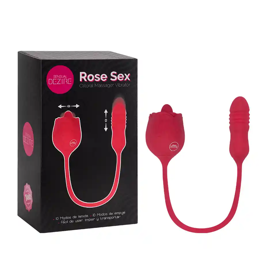 Vibrador Y Masajeador Clitorial Rose Sex