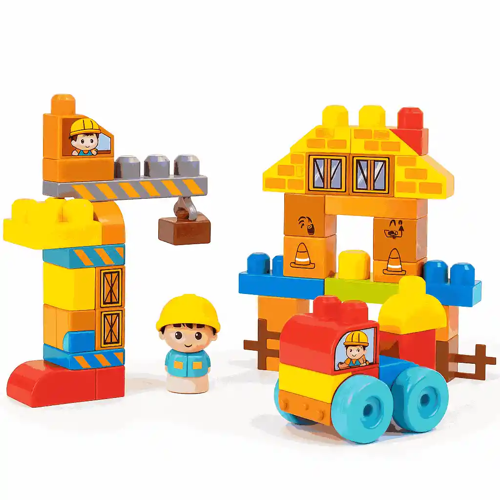 Juego Bloques Construcción Grandes Y Figuras 28 Piezas Niños