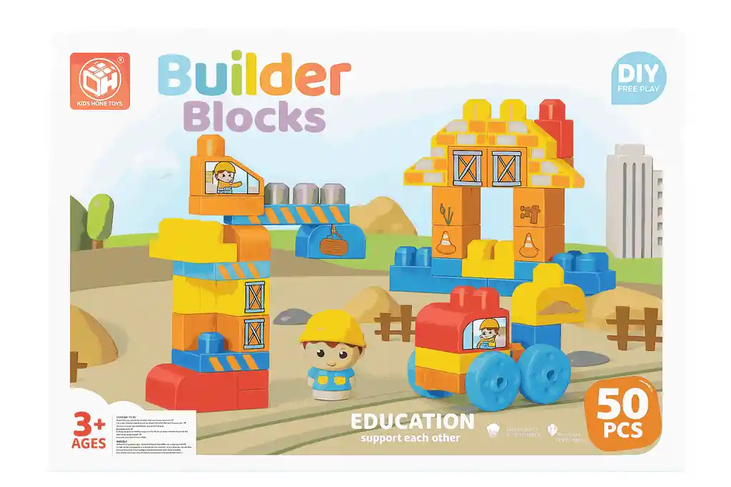 Juego Bloques Construcción Grandes Y Figuras 28 Piezas Niños