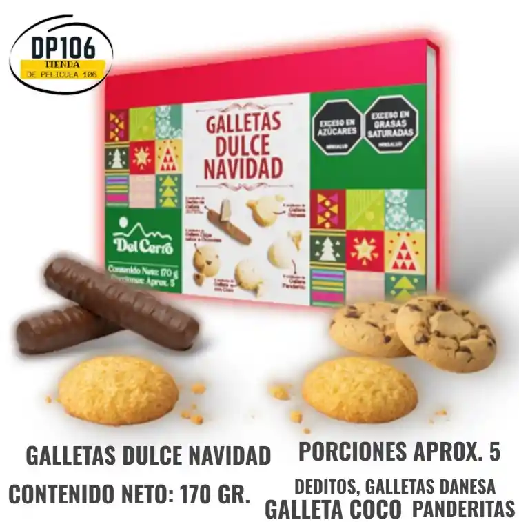 Galletas Dulce Navidad Del Cerro (170g)