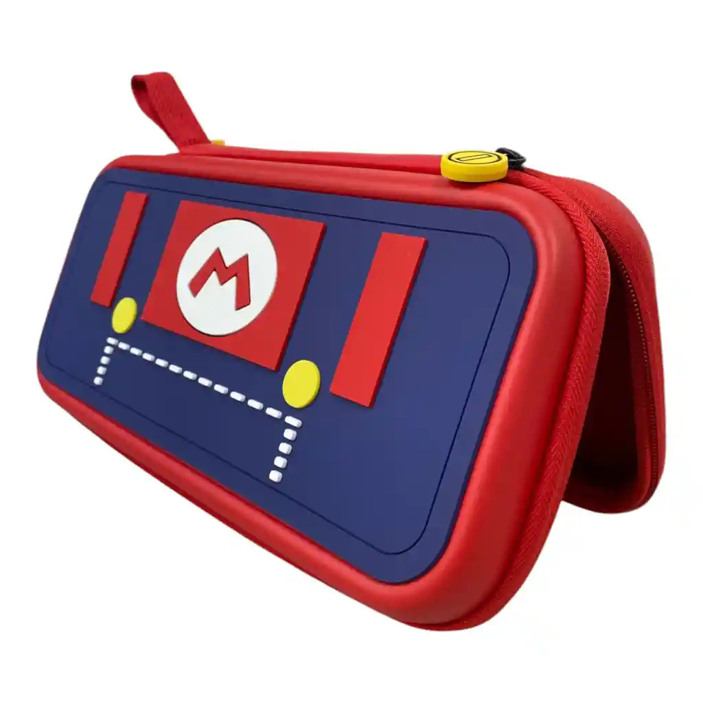 Estuche De Viaje Rígido Mario Vestido Compatible Con Switch 2
