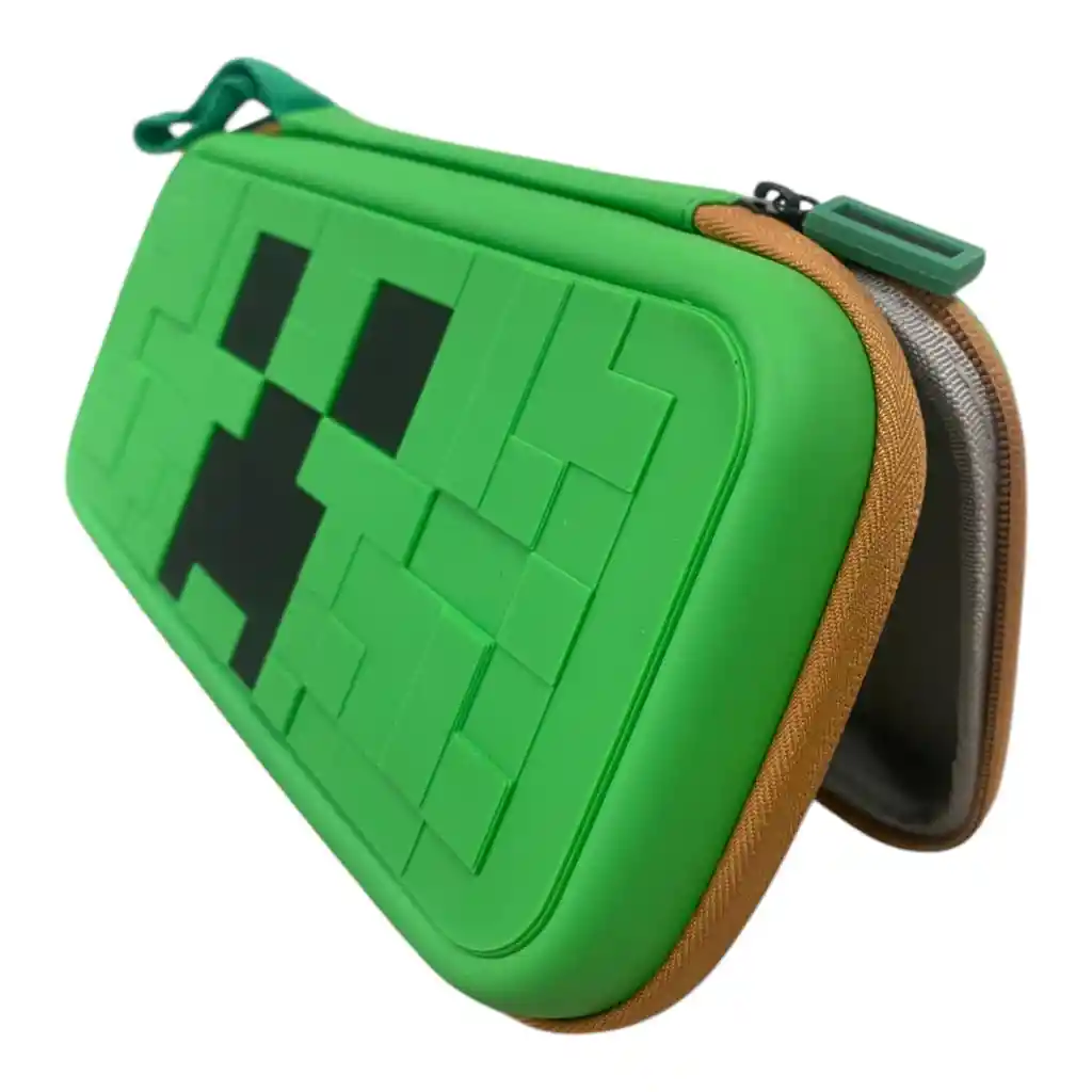 Estuche De Viaje Rígido Minecraft Compatible Con Switch 2