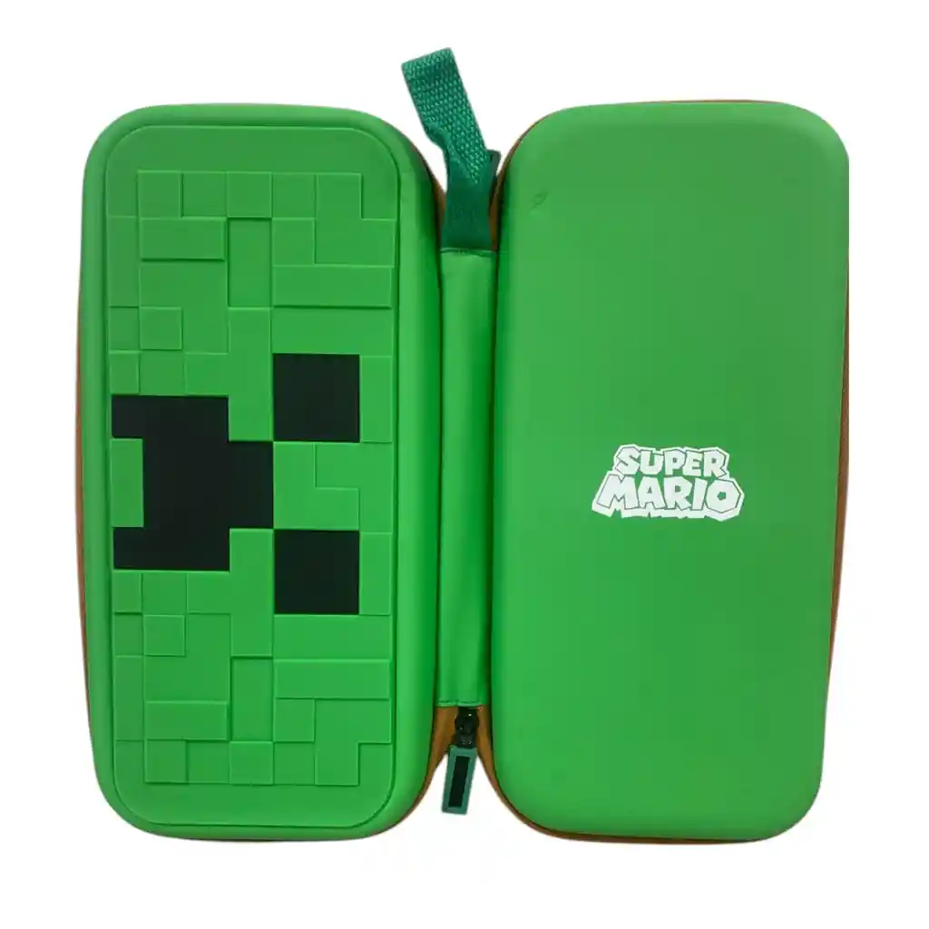 Estuche De Viaje Rígido Minecraft Compatible Con Switch 2