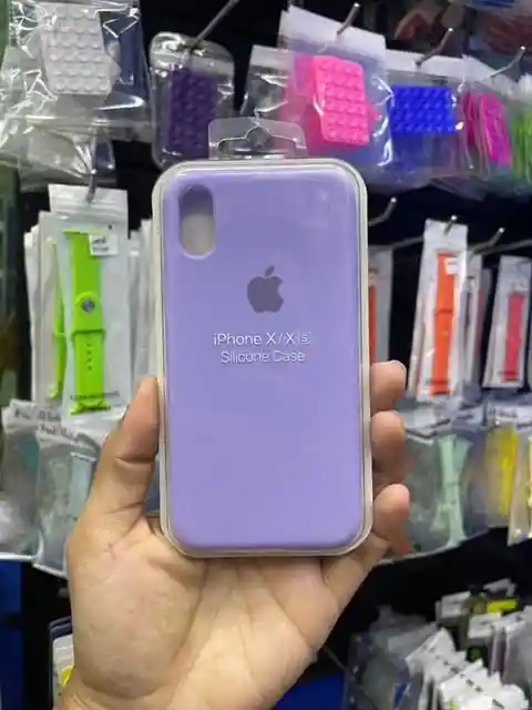 Iphone Xs Max | Color Lila Neutro | Silicone Case | Rigido | Carcasa Protectora | Antihumedad