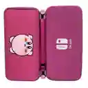 Estuche Rígido De Diseño Kirby + Vidrio Compatible Con Switch 2