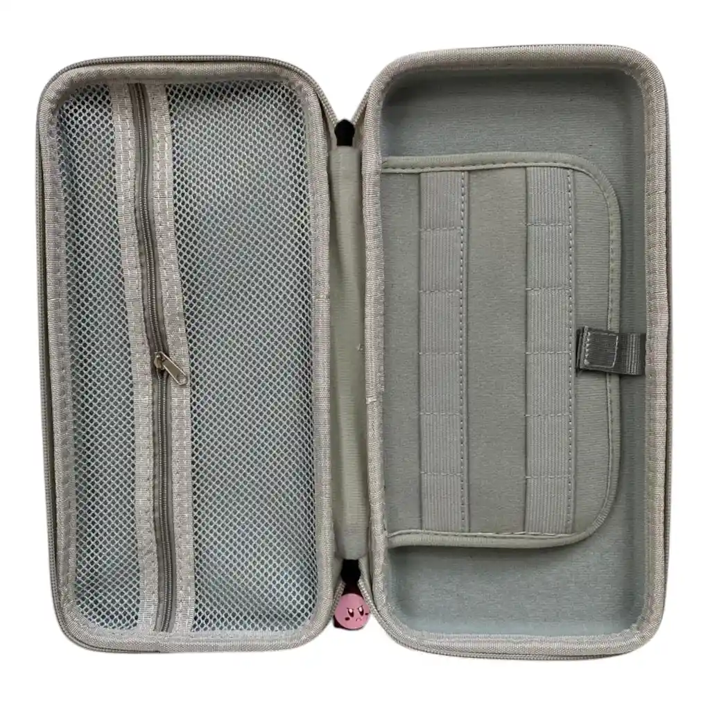 Estuche Rígido De Diseño Kirby + Vidrio Compatible Con Switch 2