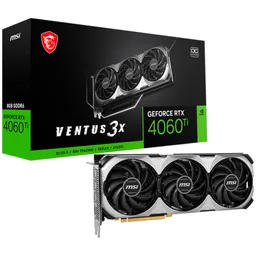 Tarjeta De Vídeo Msi Ventus 3x Rtx 4060 Ti 8gb Oc Gddr6