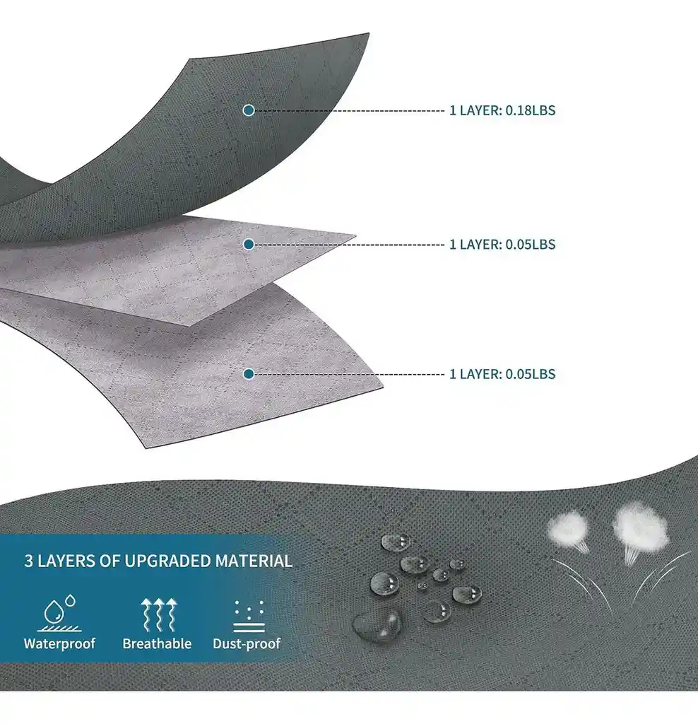 Bolsa De Almacenamiento De Ropa, Asa Reforzada, Ventana Y Cremallera