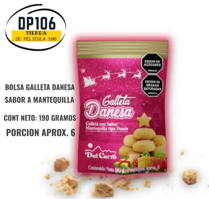Bolsa De Galleta Danesa Sabor A Mantequilla