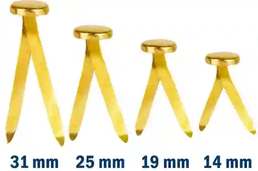 Broche Latonado Expediente 31mm X100