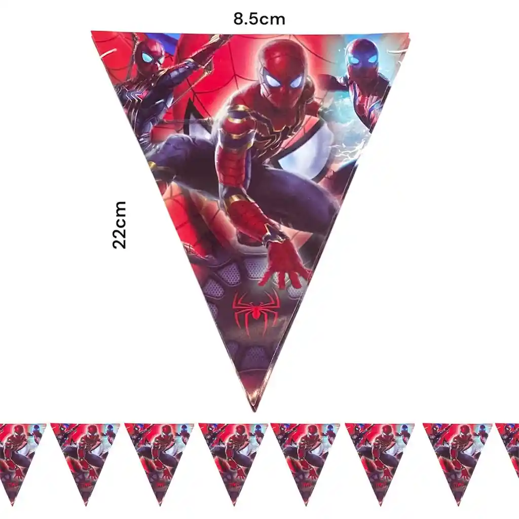 Banderines Spiderman Niño