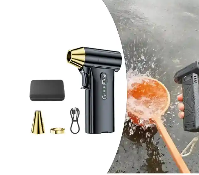 Mini Soplador Ventilador De Mano Eléctrico Potente Barberia