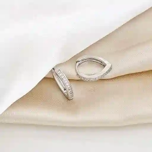 Candonga Gota Con Circones Plateado