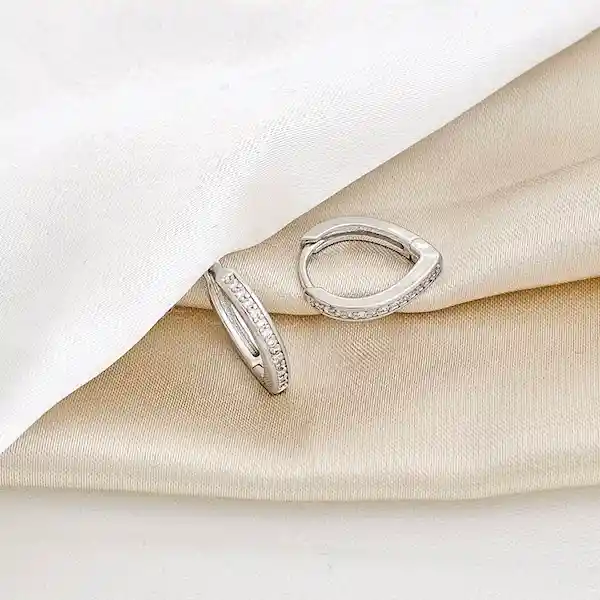 Candonga Gota Con Circones Plateado