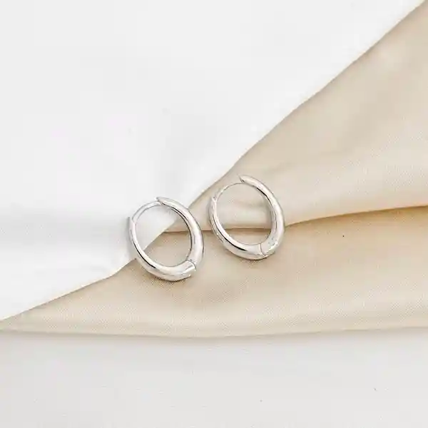 Candonga Lisa Plateada Minimal