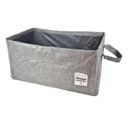 Caja Organizadora Almacenamiento Plegable Dura Gris