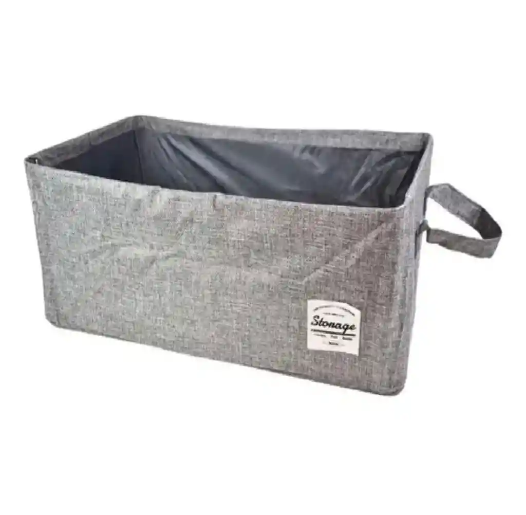 Caja Organizadora Almacenamiento Plegable Dura Gris