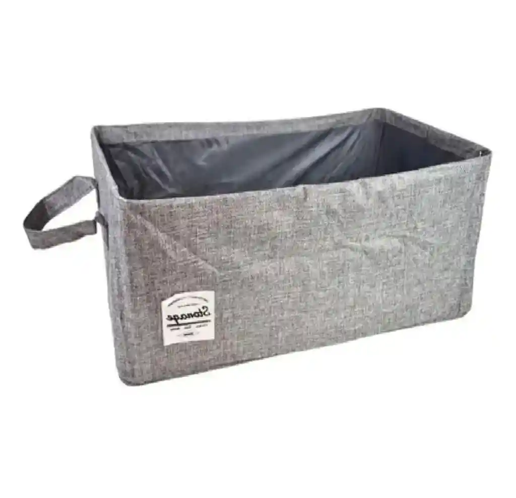 Caja Organizadora Almacenamiento Plegable Dura Gris