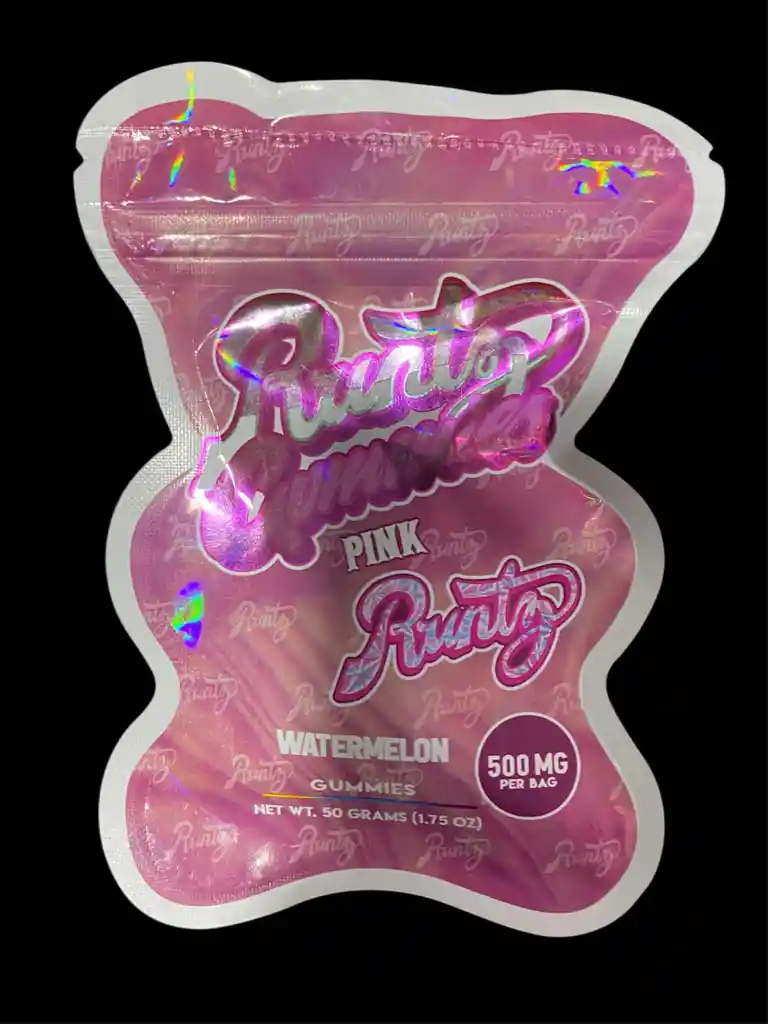 Pink Runtz Gomitas Sandia/watermelon Thca-thcp-delta9 500 Mg