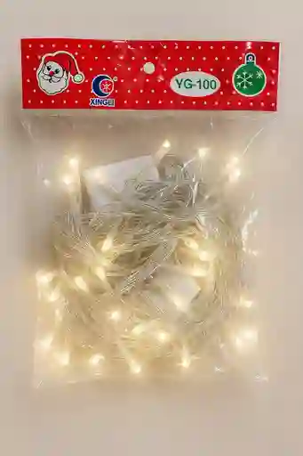 🌟 Luces Navideñas Yg-100 – Blanco Cálido 🎄