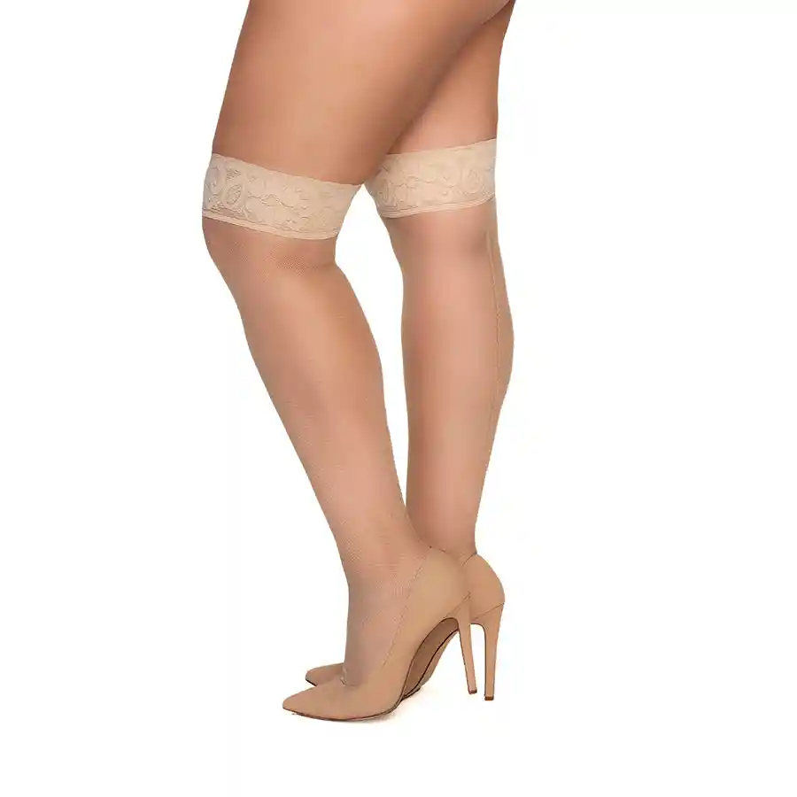 Medias Liguero Antideslizante Nude